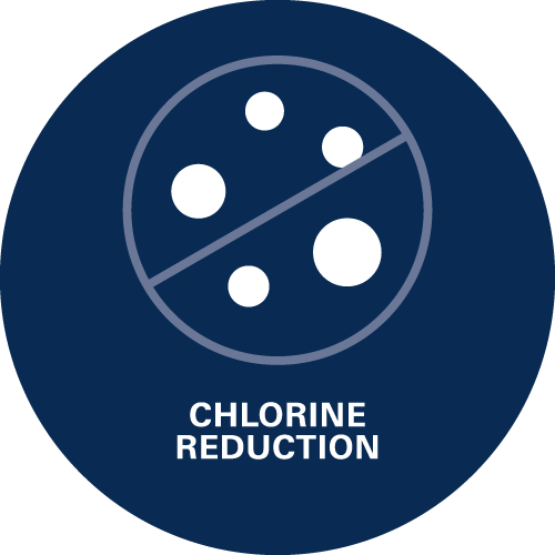 Réduction du chlore - Le chlore est une substance désagréable qui a un effet négatif sur le goût naturel et pur de l'eau.
