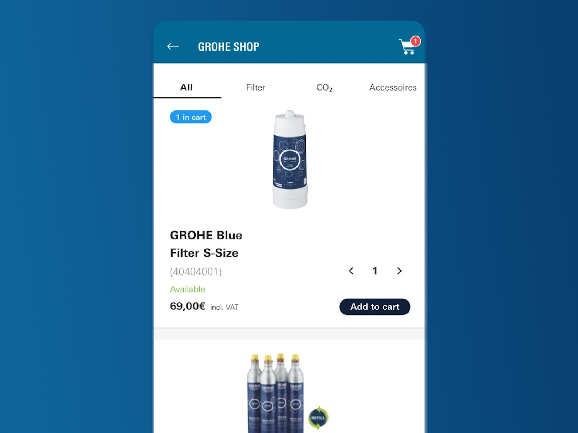 GROHE Watersystem App